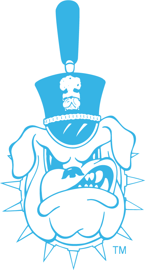 The Citadel Bulldogs 1987-2021 Alternate Logo v2 diy DTF decal sticker